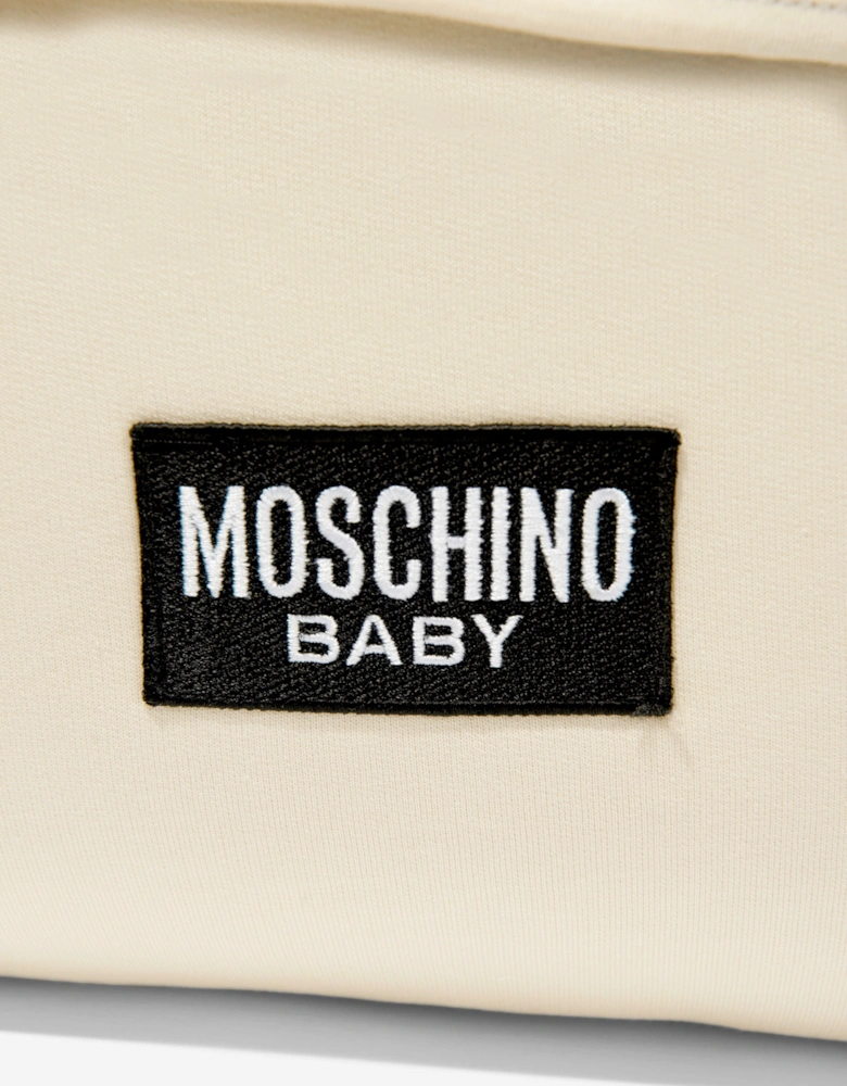 Baby Teddy Bear Logo Changing Bag in Beige (39cm)