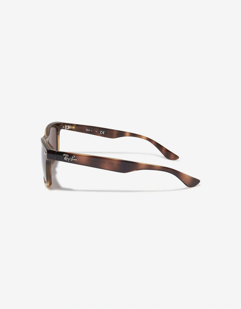 Kids New Junior Wayfarer Sunglasses in Brown