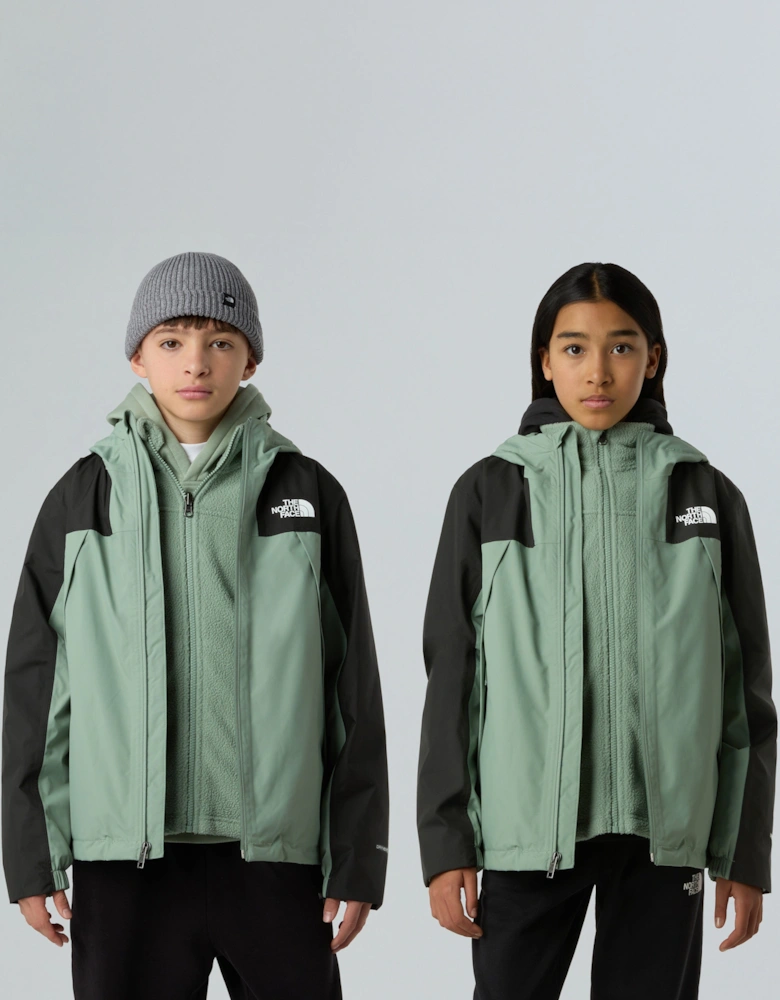 Kids Antora Triclimate Jacket in Green