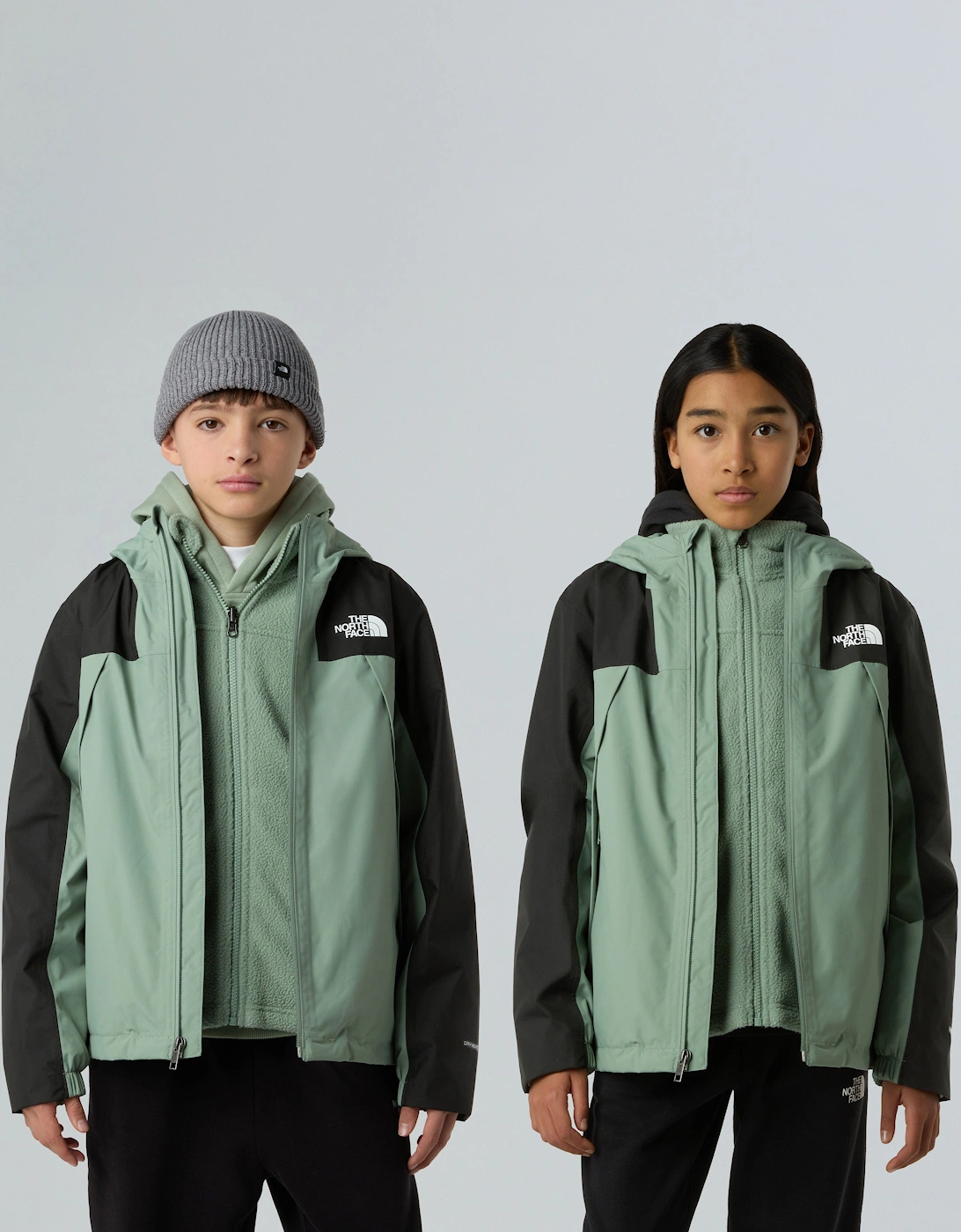 Kids Antora Triclimate Jacket in Green