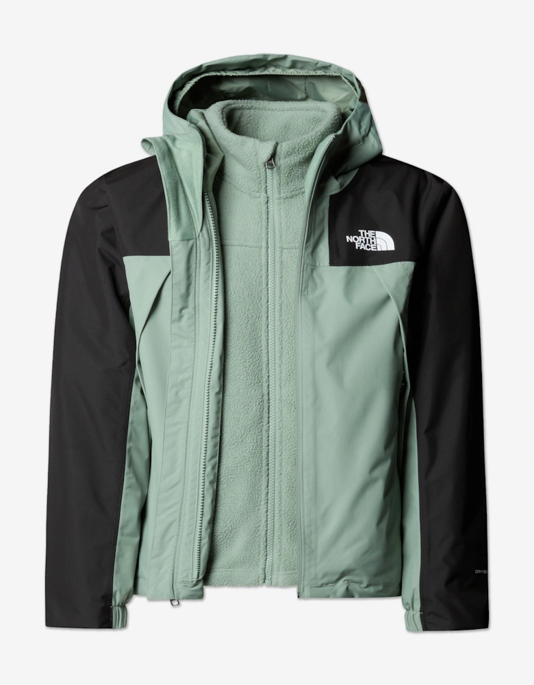 Kids Antora Triclimate Jacket in Green