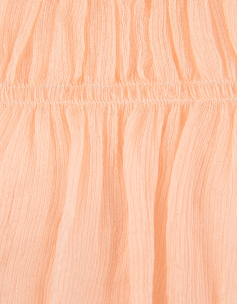 Chloe Girls Light Pink Silk Dress