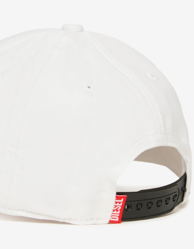 Boys Oval D Logo Cap in White