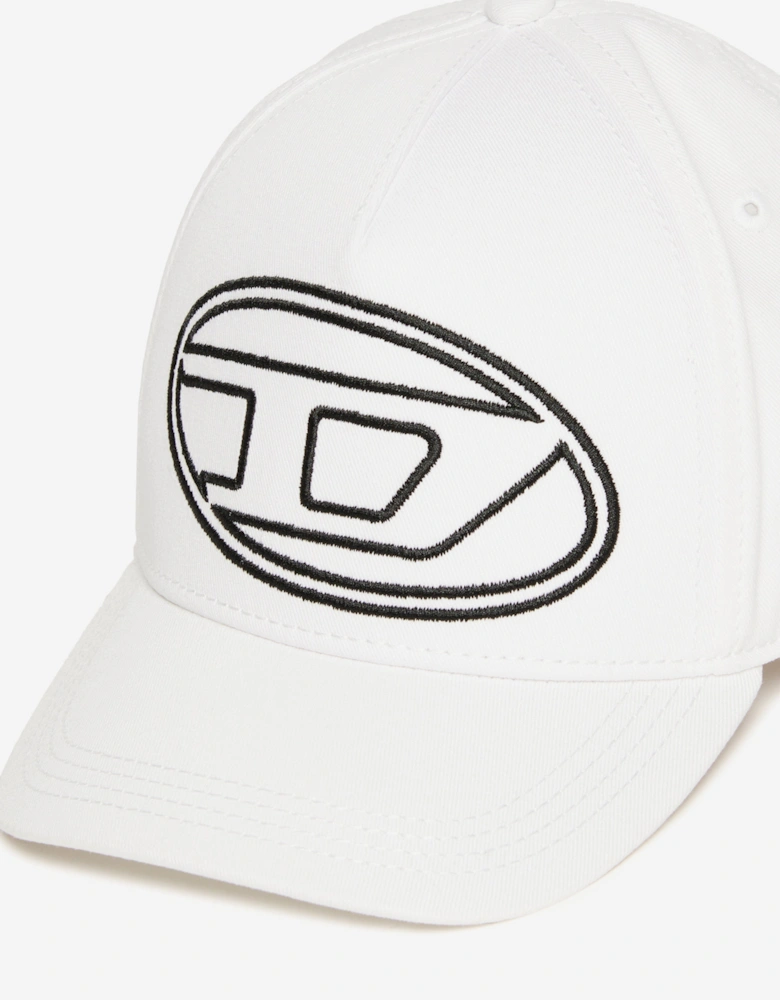 Boys Oval D Logo Cap in White