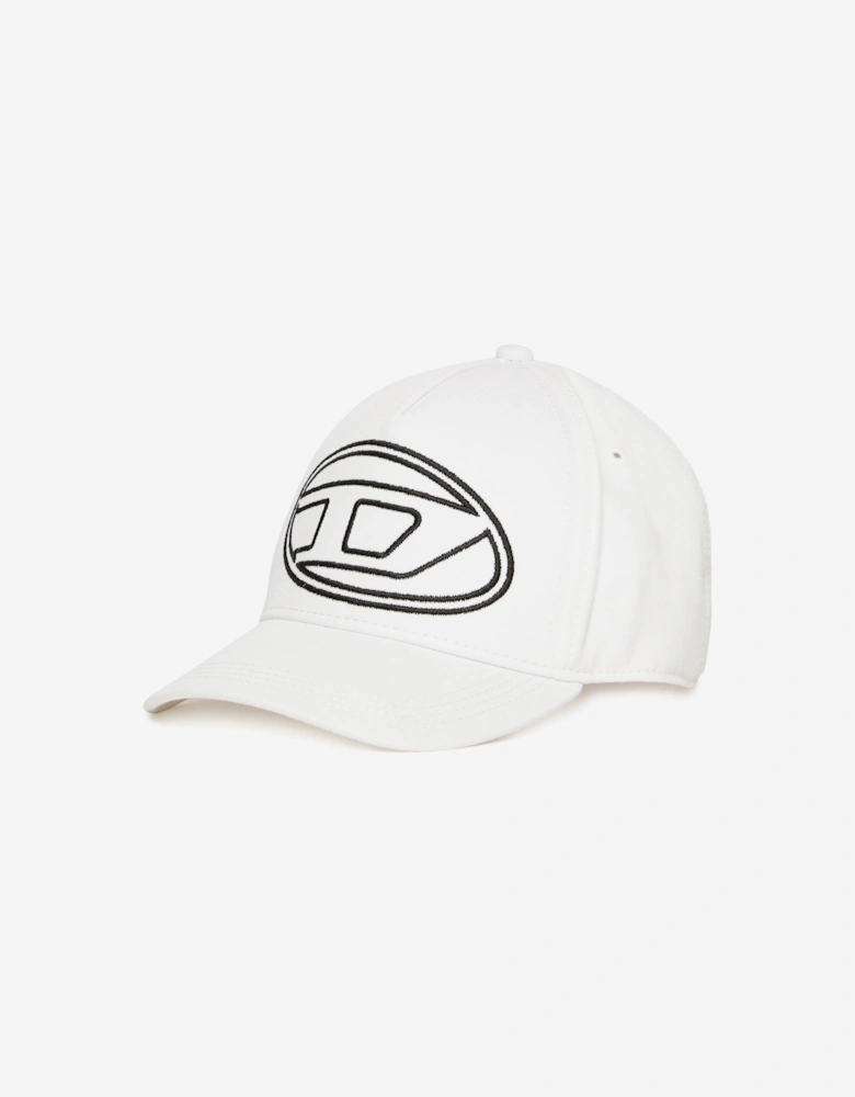 Boys Oval D Logo Cap in White