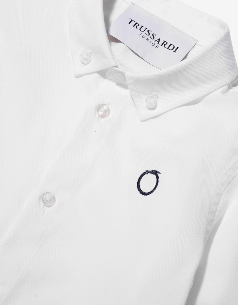 Boys Barlog Shirt in Ivory