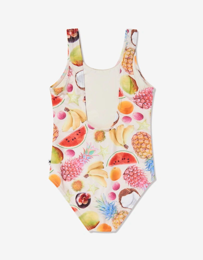 Girls Nika Magical Fruits Swimsuit in Multicolour (UPF50+)