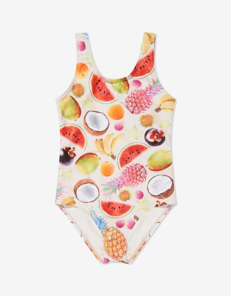 Girls Nika Magical Fruits Swimsuit in Multicolour (UPF50+)