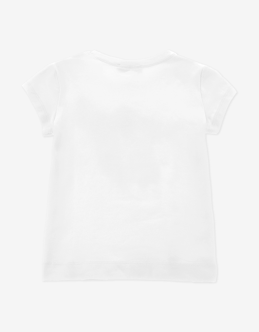 Girls Diamante Raspberries T-Shirt in White