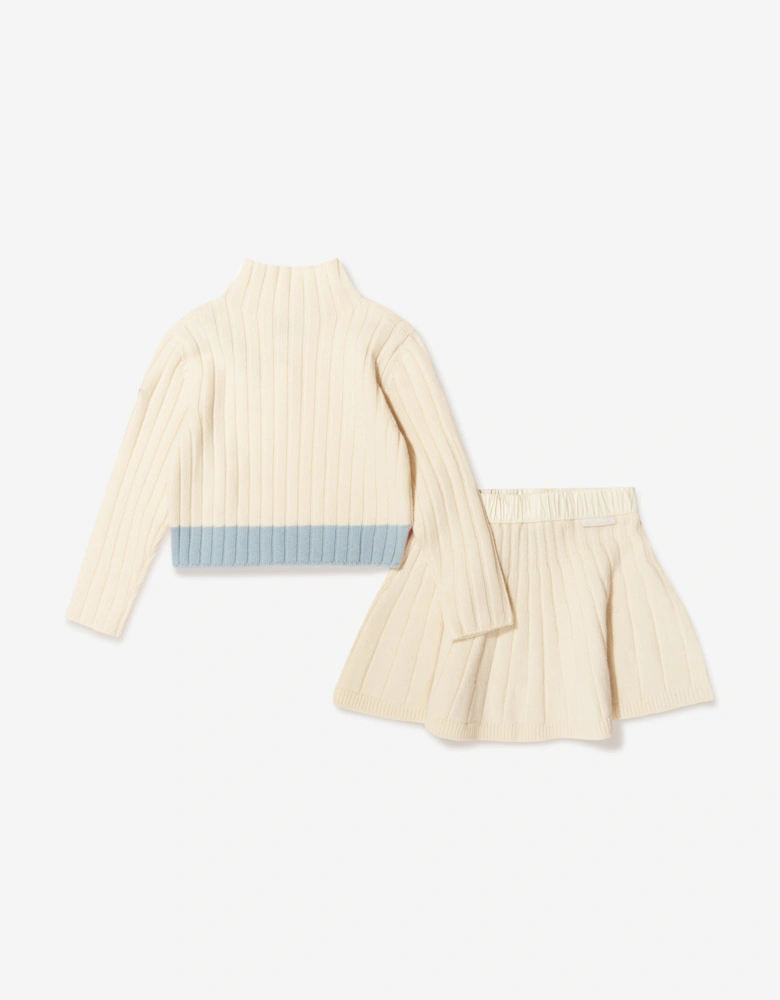 Enfant Girls Wool Knitted Dress