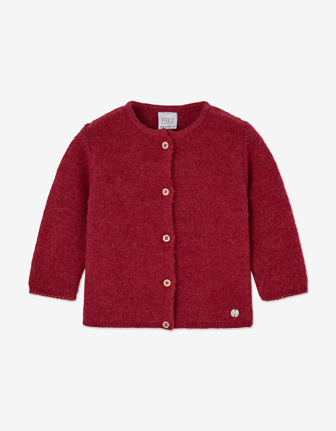 Baby Knitted Cardigan in Red, 5 of 4