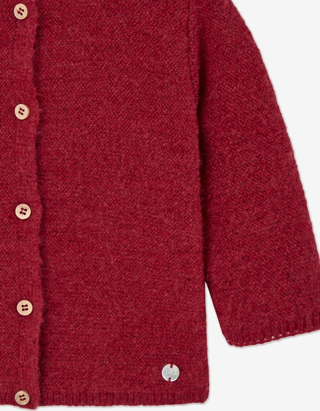 Baby Knitted Cardigan in Red