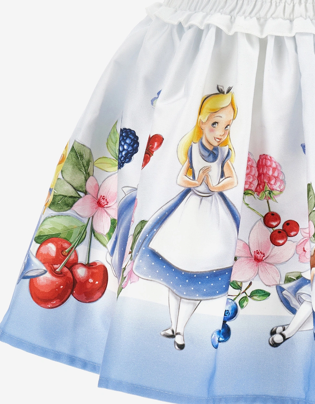 Girls Alice In Wonderland Skirt in Blue
