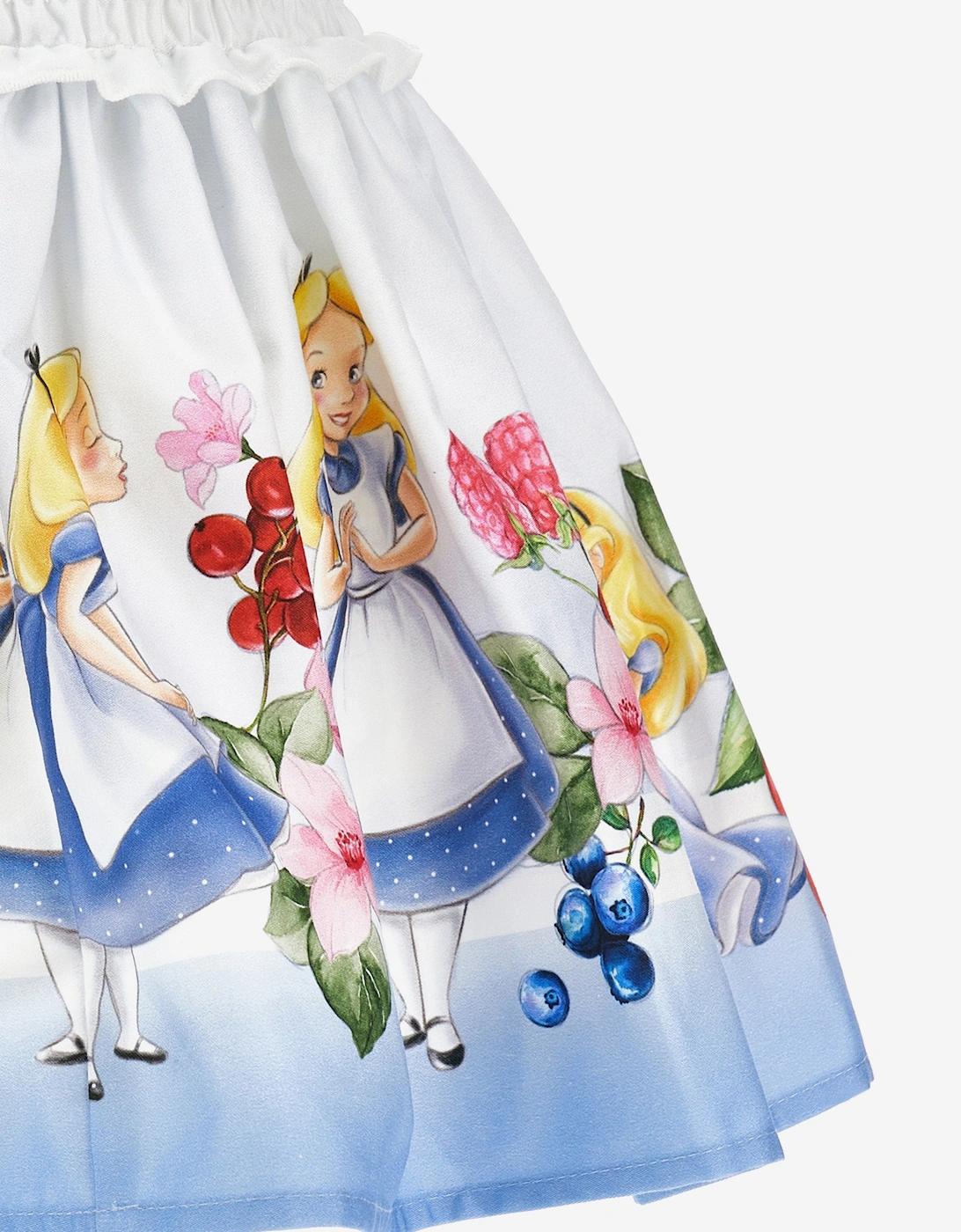 Girls Alice In Wonderland Skirt in Blue