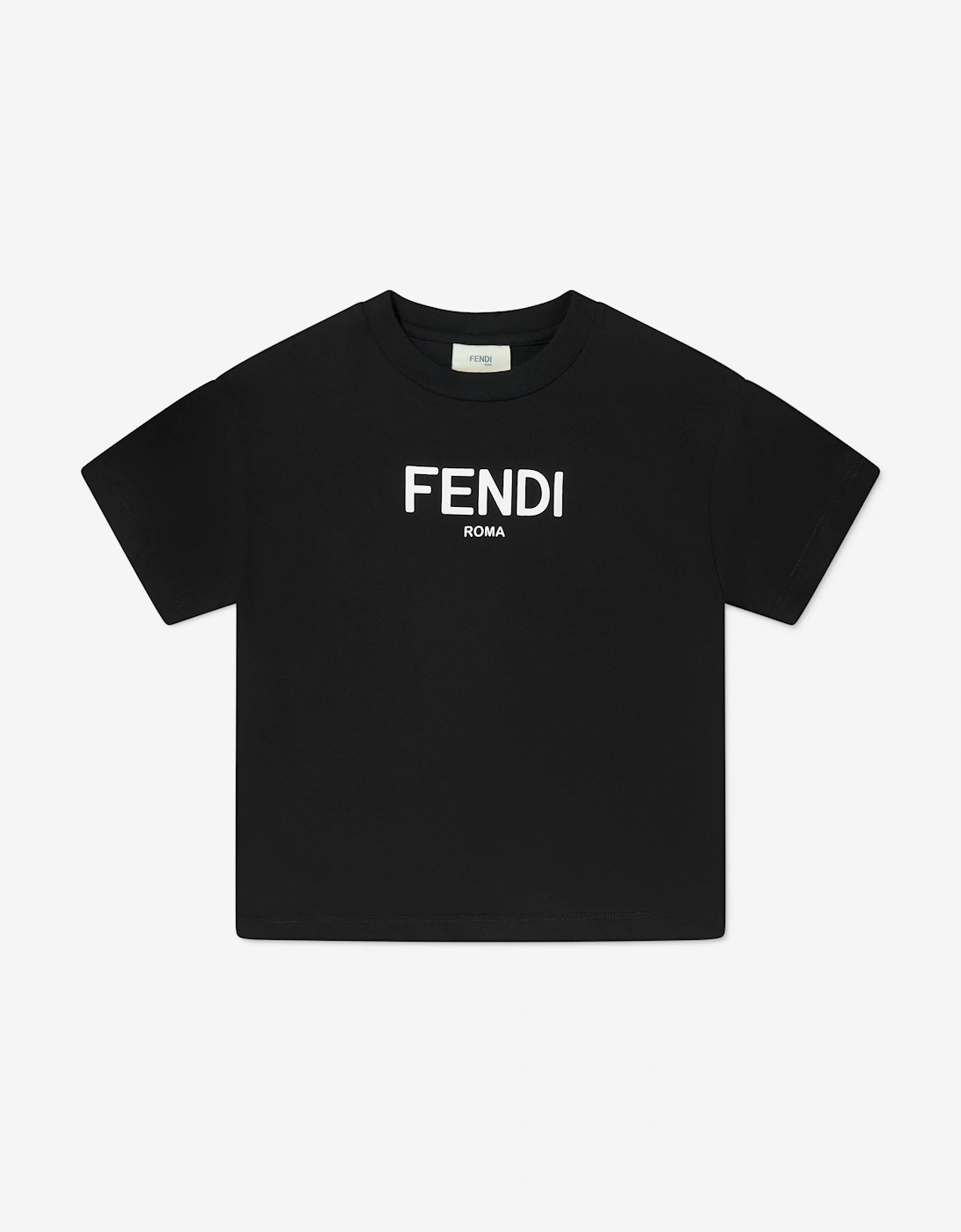 Kids Logo T-Shirt in Black, 6 of 5