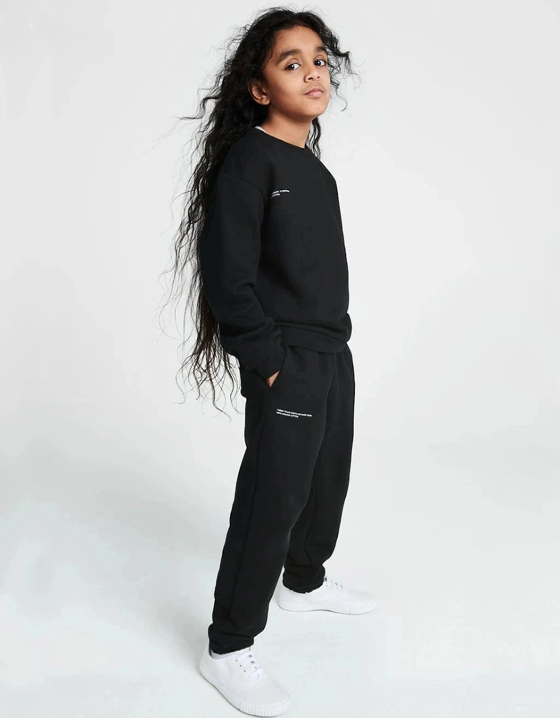 Kids 365 Midweight Track Pants in Black