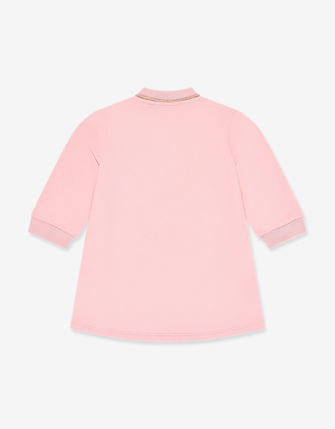 Baby Girls Logo Sweater Dress in Pink
