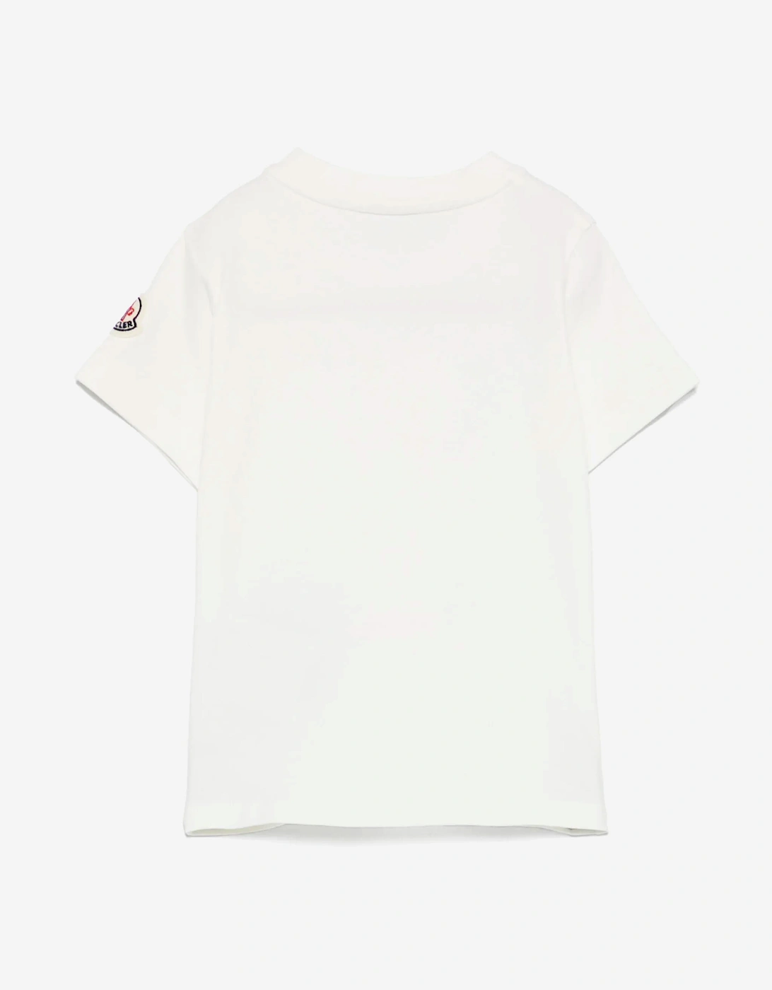 Baby Girls Bear T-Shirt in Ivory