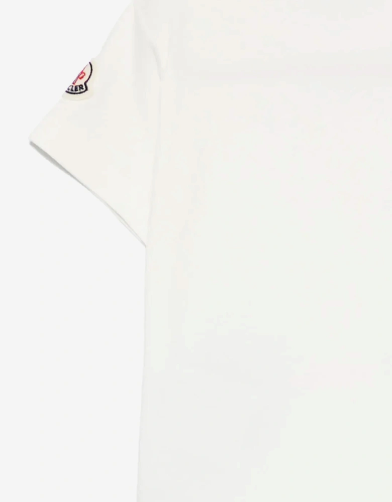 Baby Girls Bear T-Shirt in Ivory