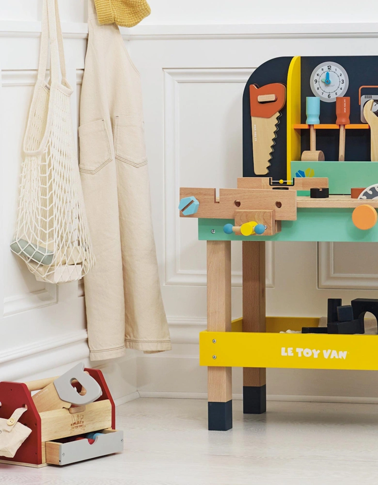 Tool Box & Wooden Tools-11 Accessories (W:216 D:135 H:155mm)