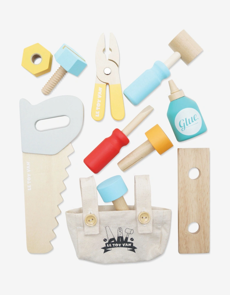 Tool Box & Wooden Tools-11 Accessories (W:216 D:135 H:155mm)