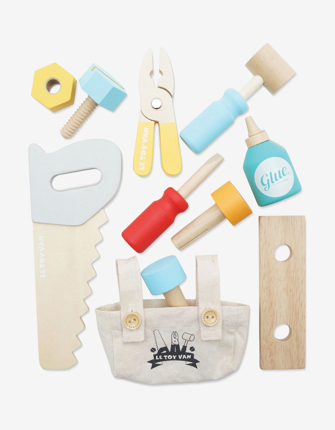 Tool Box & Wooden Tools-11 Accessories (W:216 D:135 H:155mm)