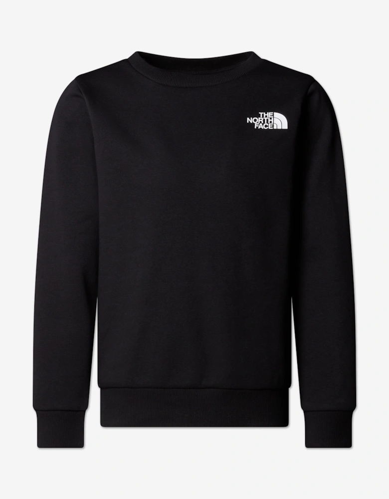 Kids Simple Dome Sweatshirt in Black