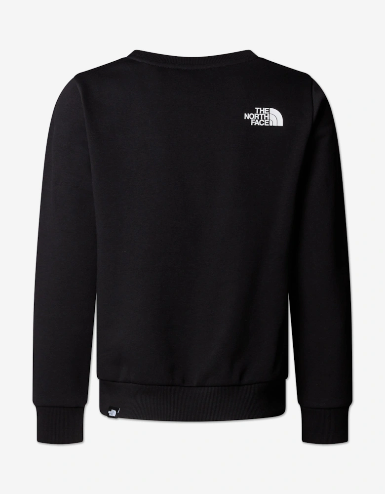 Kids Simple Dome Sweatshirt in Black