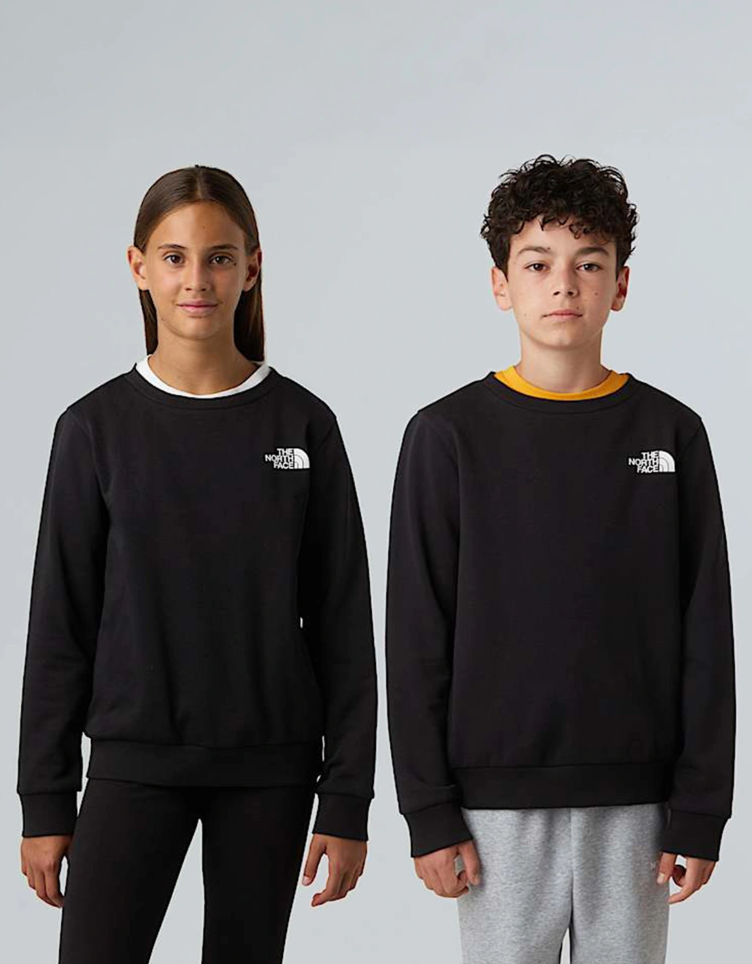 Kids Simple Dome Sweatshirt in Black
