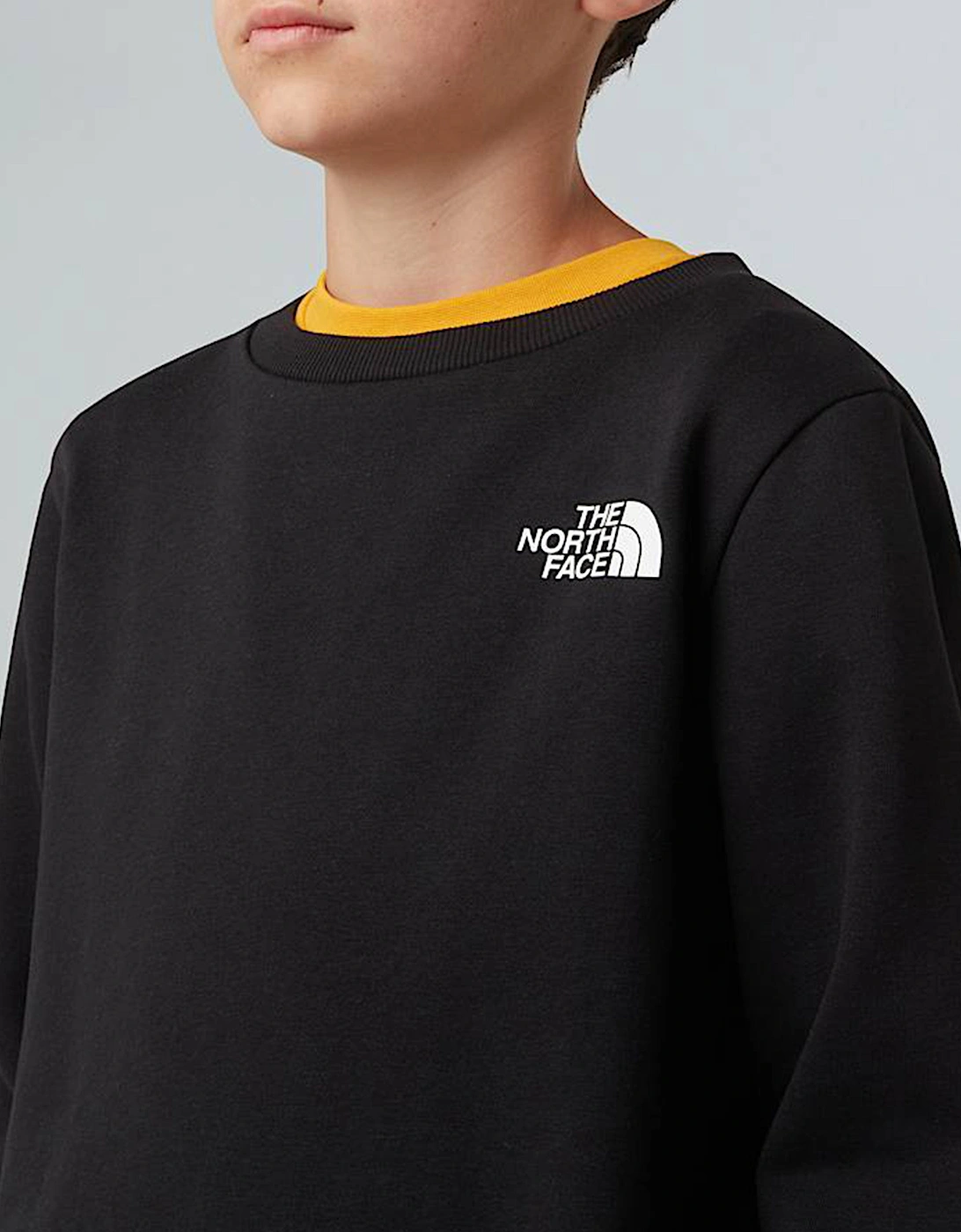 Kids Simple Dome Sweatshirt in Black