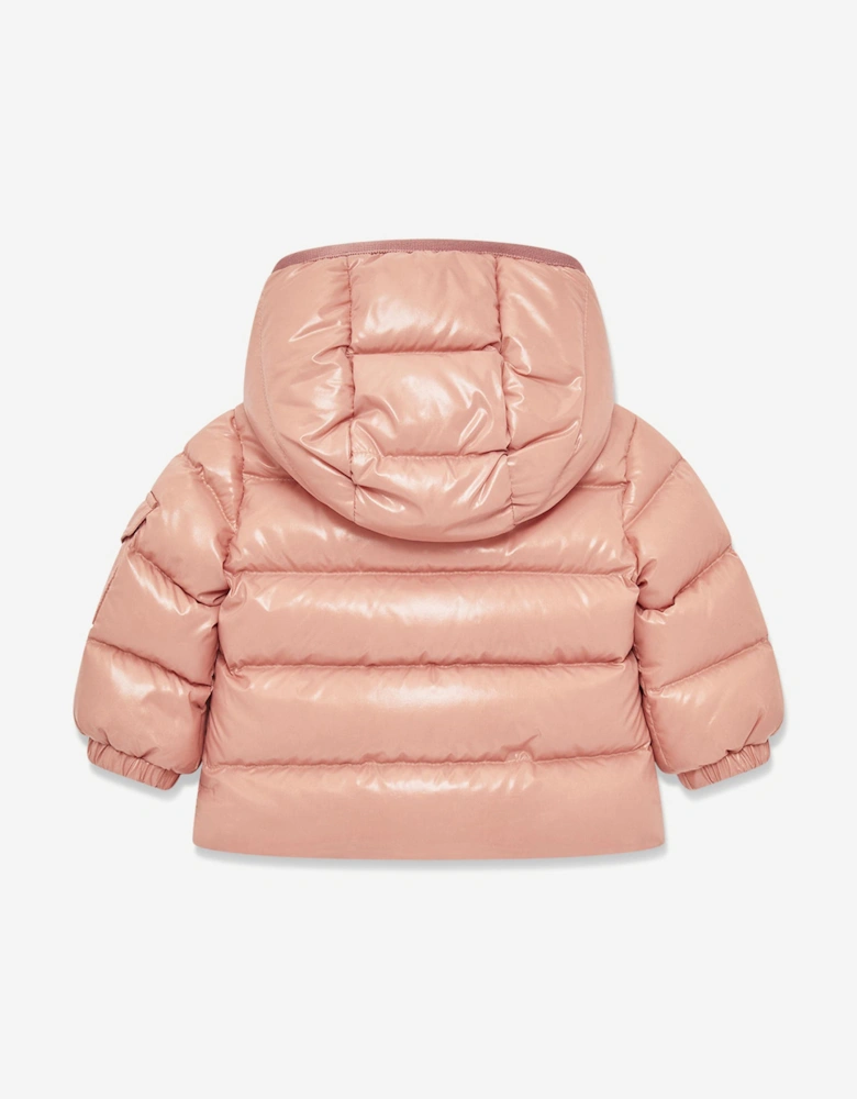 Baby Girls Down Padded Bady Jacket in Pink