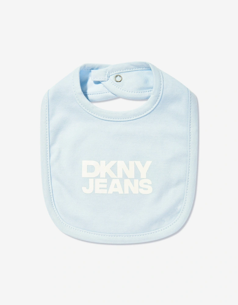 Baby Boys Bib and Socks Set in Blue
