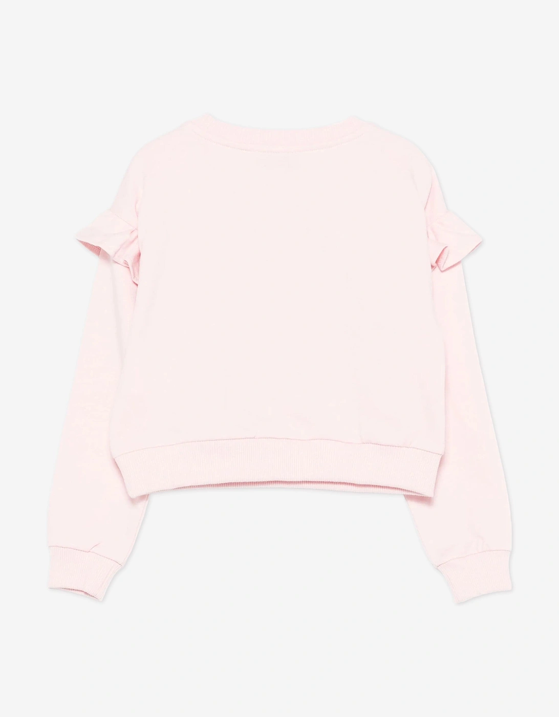 Girls Teddy Bear Logo Sweatshirt in Pink