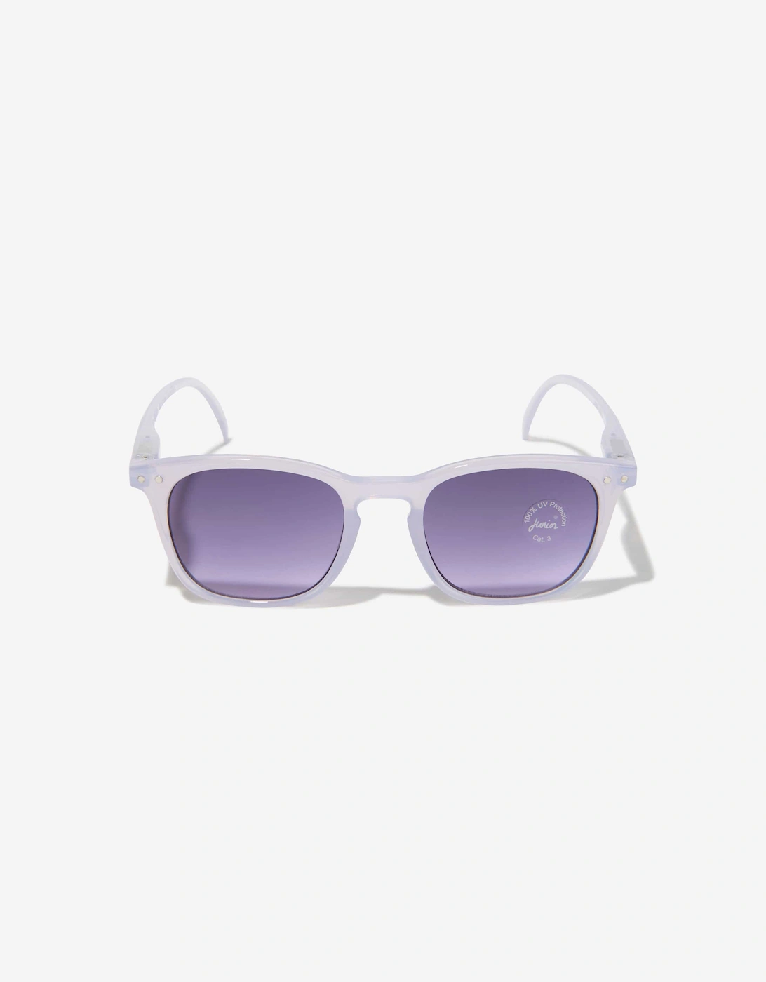Girls Iconic Trapeze Sunglasses in Purple