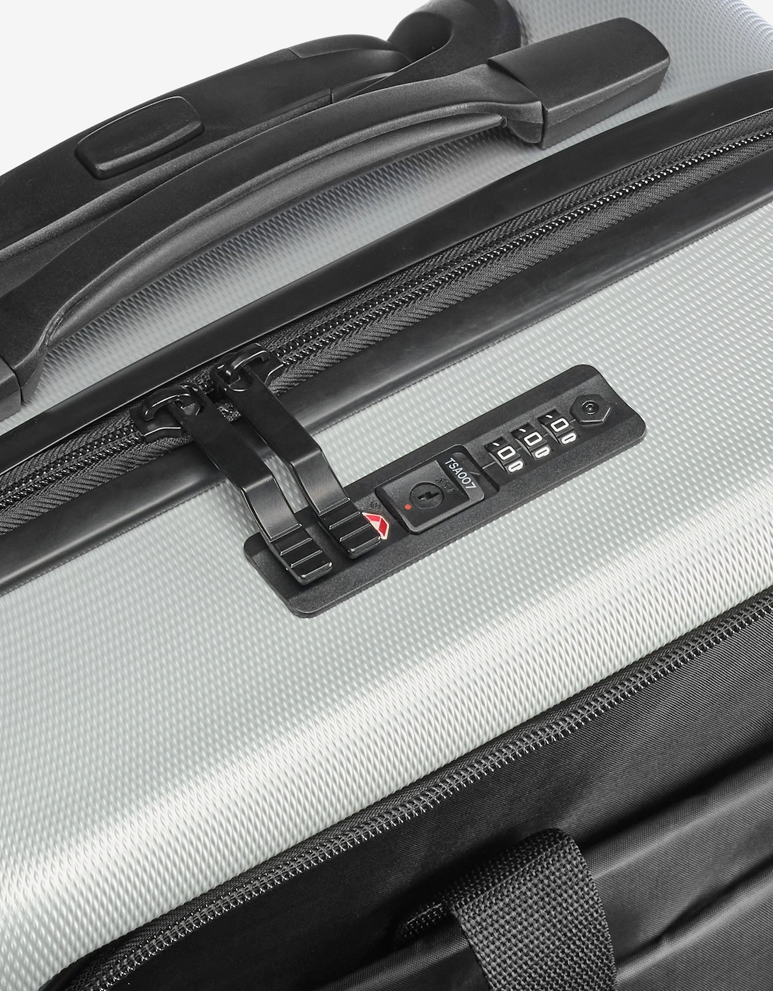 Explorer Suitcase in Silver (55cm)