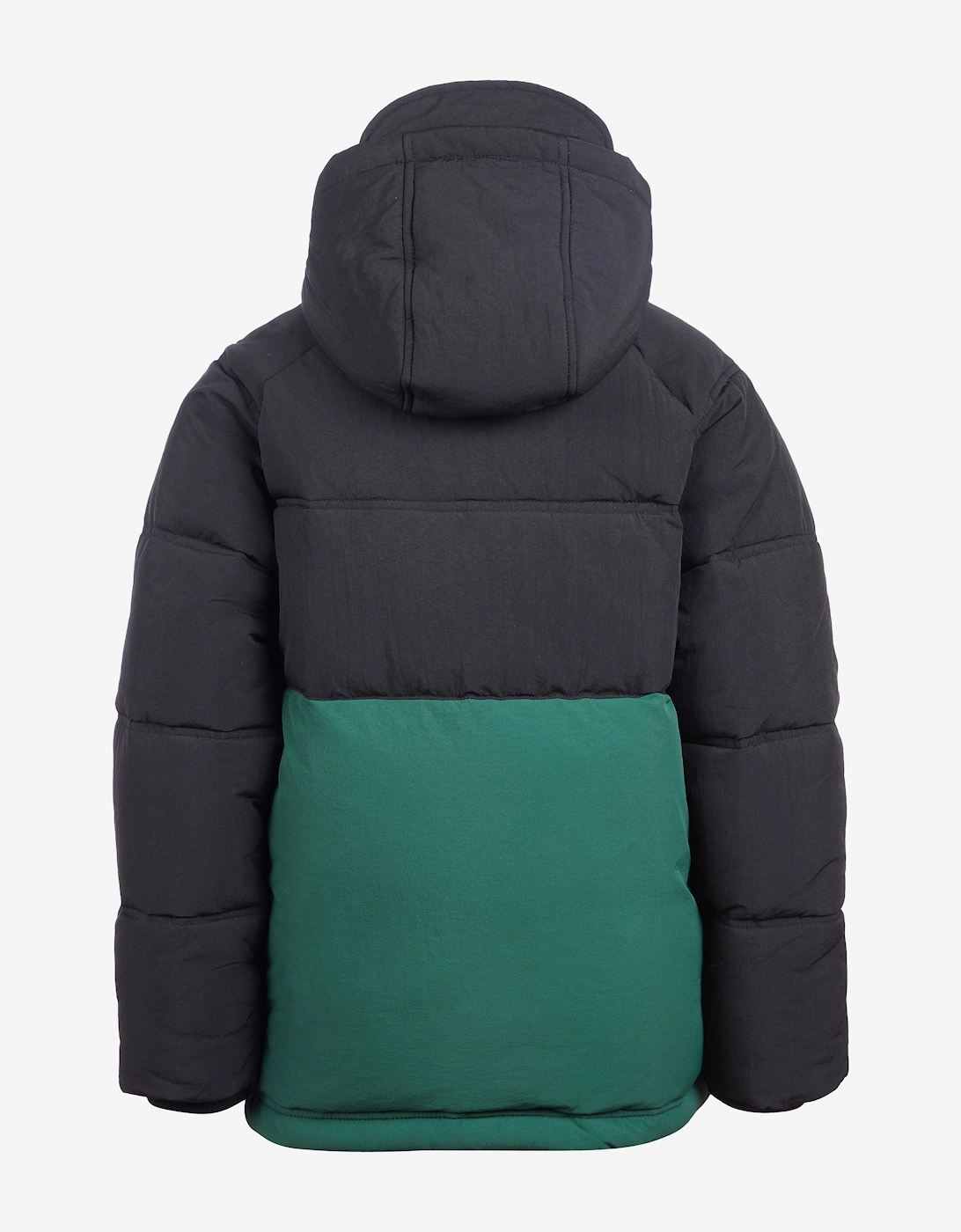 Boys Raglan Puffer Jacket in Black