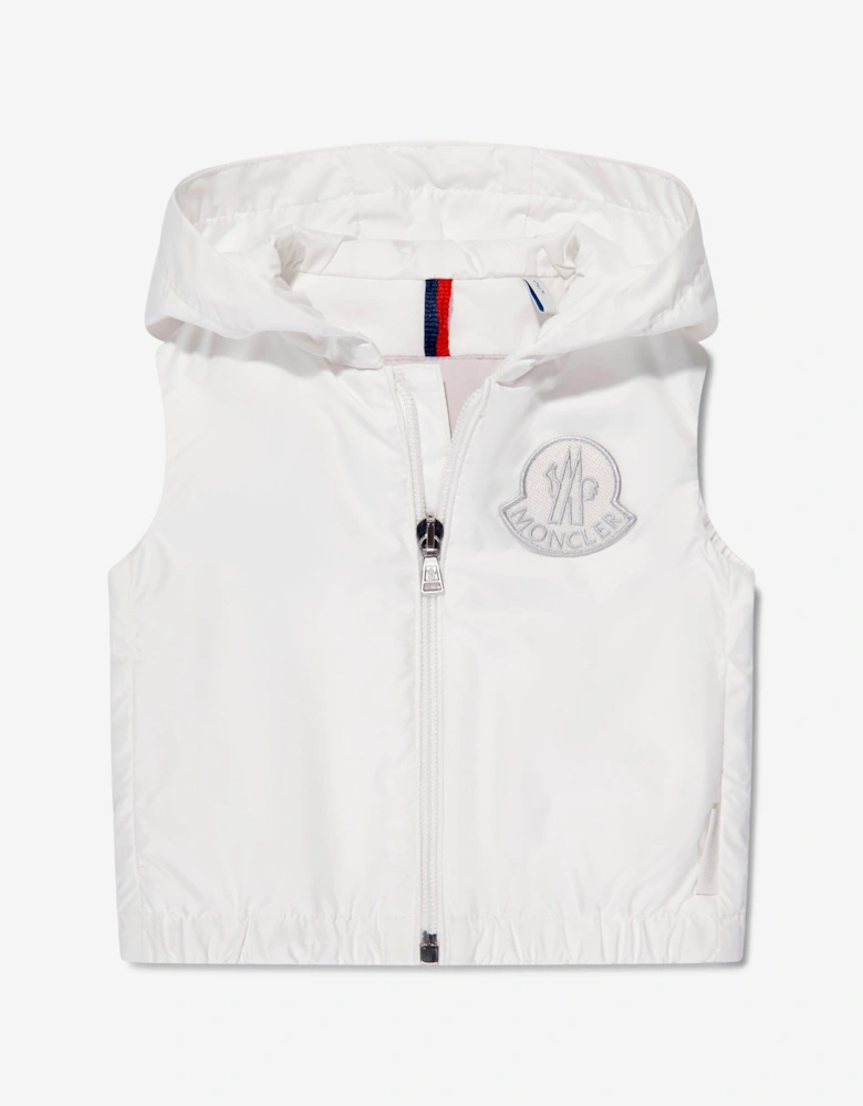 Enfant Baby Essien Gilet in White