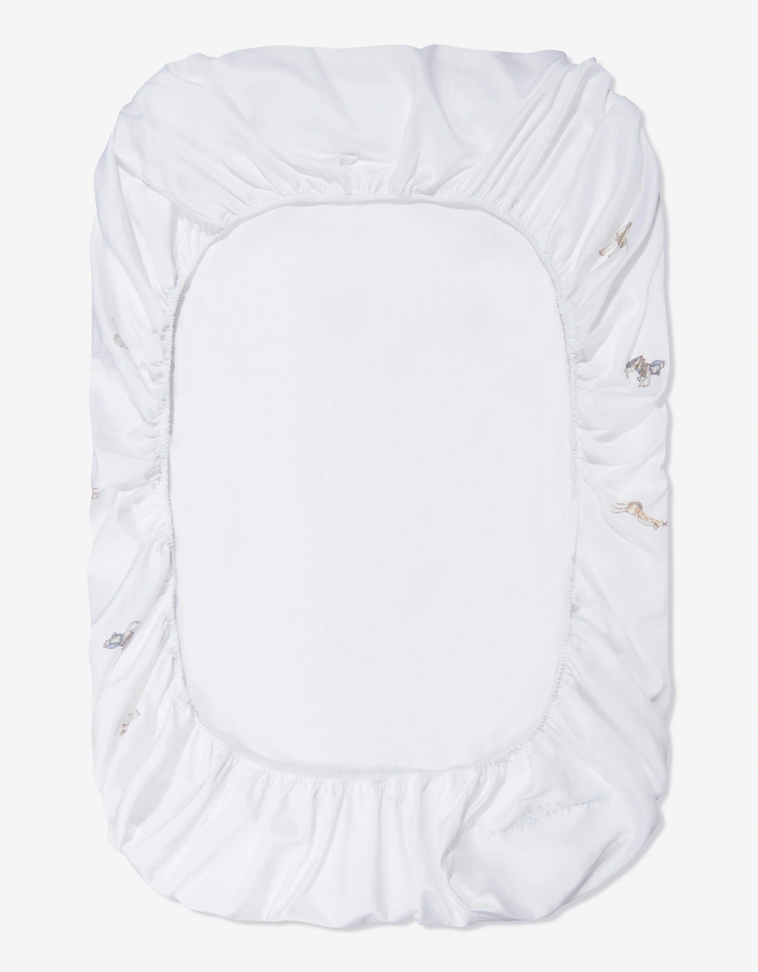 Baby Boys Carousel Fitted Sheet in Blue (140cm)