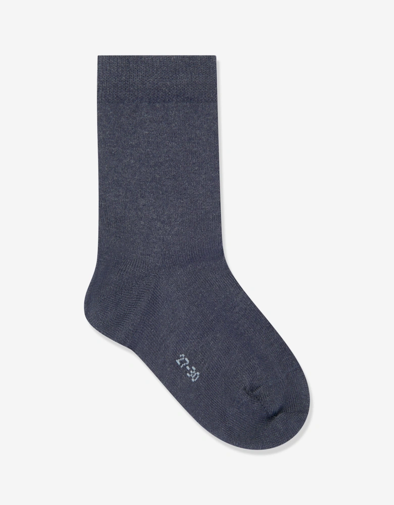 Kids Family Socks in Blue