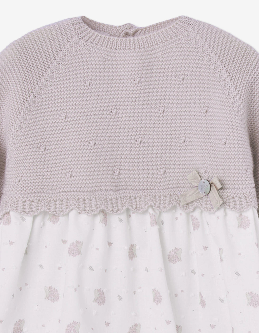Baby Girls Knitted Dress in Purple