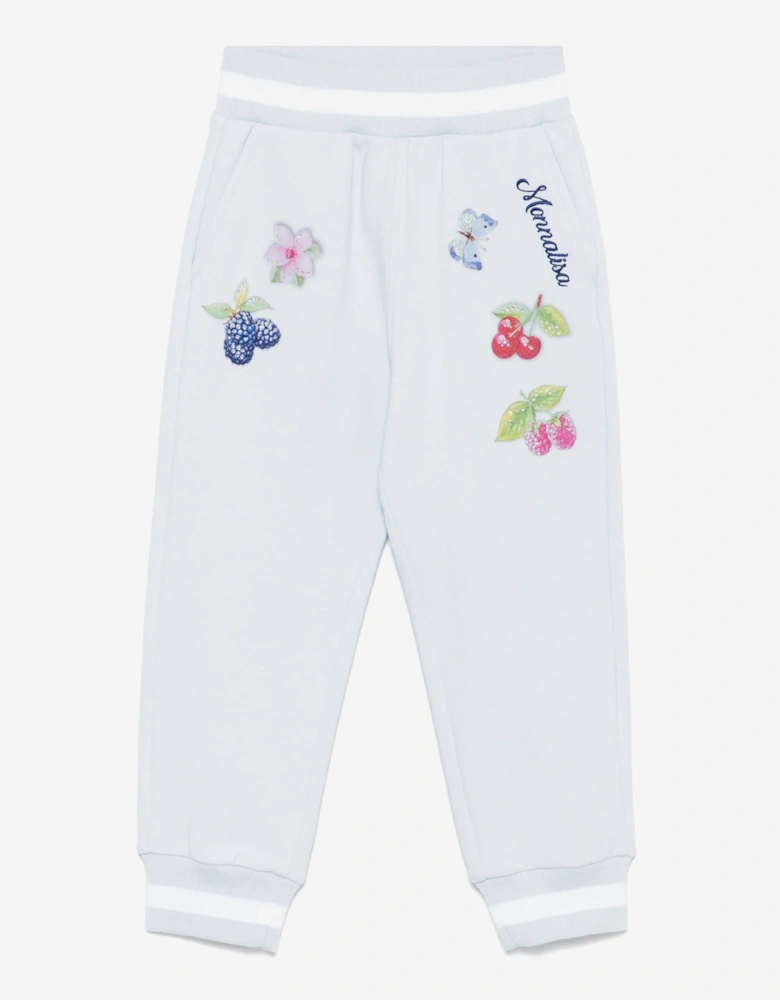 Girls Picnic Joggers in Blue