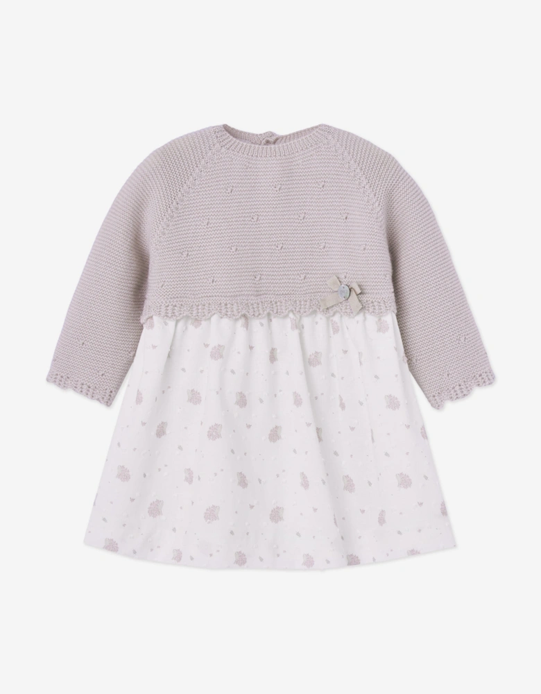 Baby Girls Knitted Dress in Purple