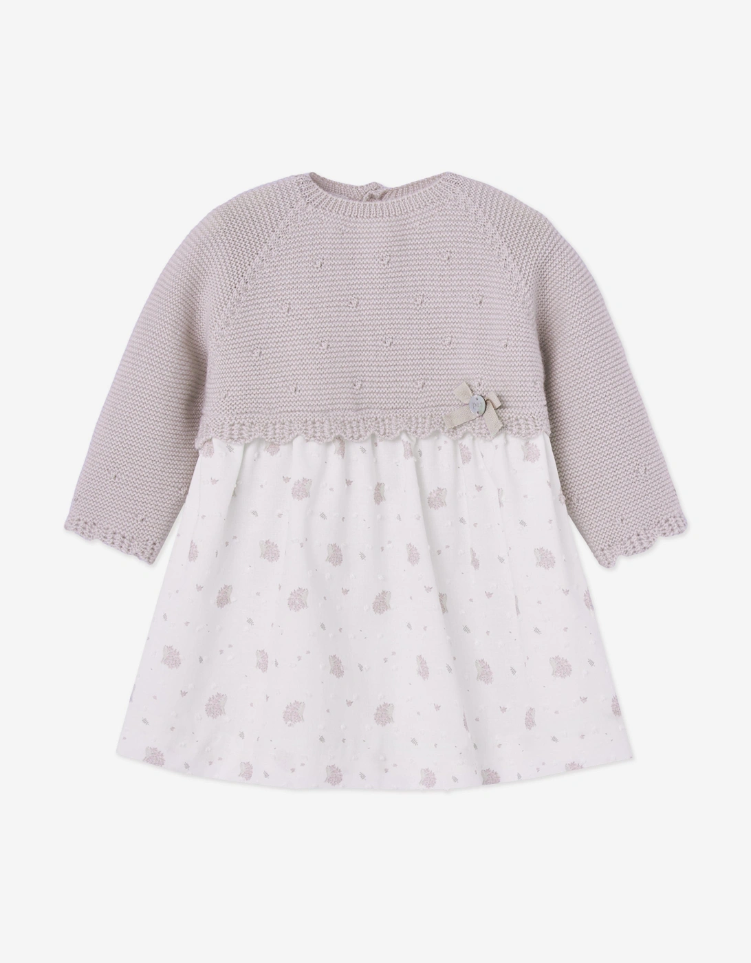 Baby Girls Knitted Dress in Purple, 5 of 4