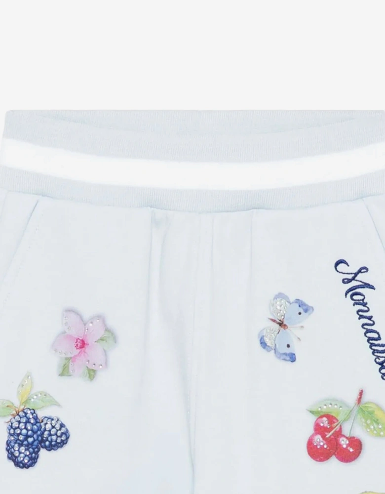 Girls Picnic Joggers in Blue