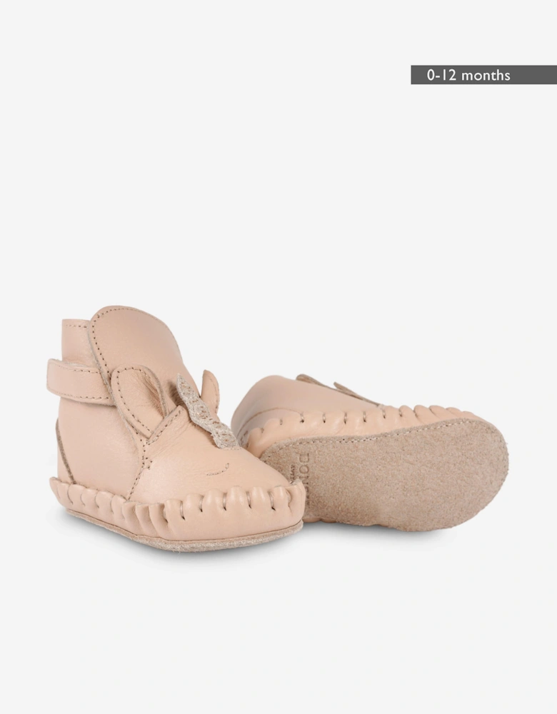 Baby Girls Kapi Special Unicorn Booties in Pink