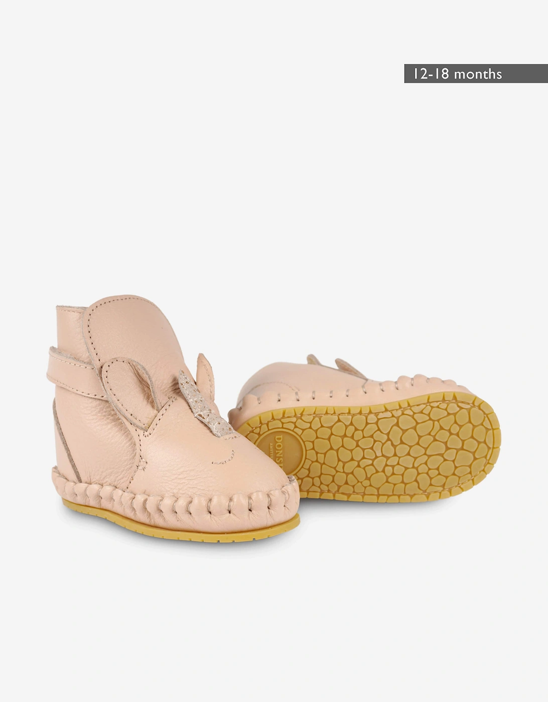 Baby Girls Kapi Special Unicorn Booties in Pink