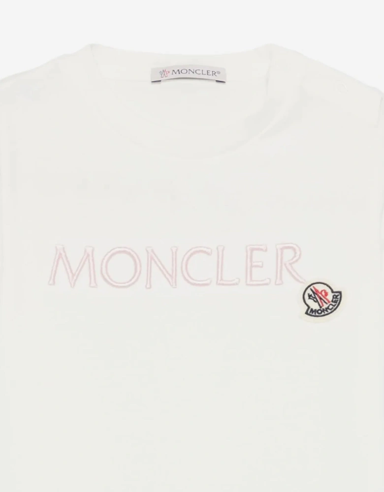 Baby Girls Logo T-Shirt in Ivory