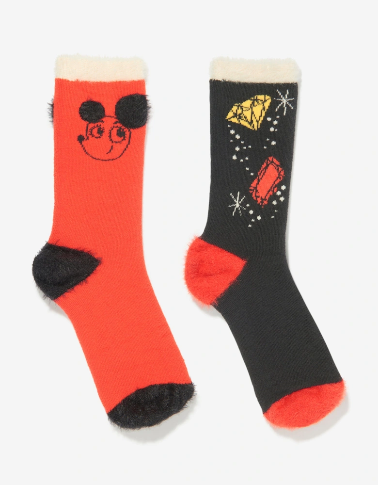 Kids Ritzrats 2 Pack Socks Gift Set in Multicolour