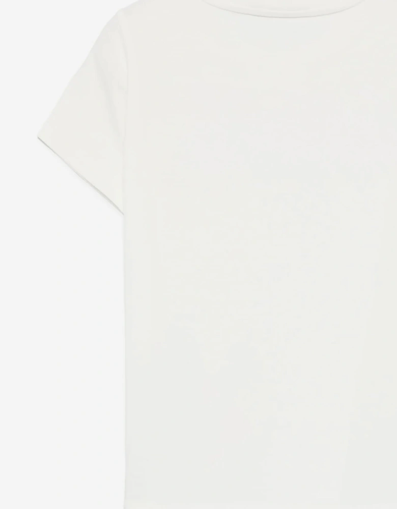 Baby Girls Logo T-Shirt in Ivory