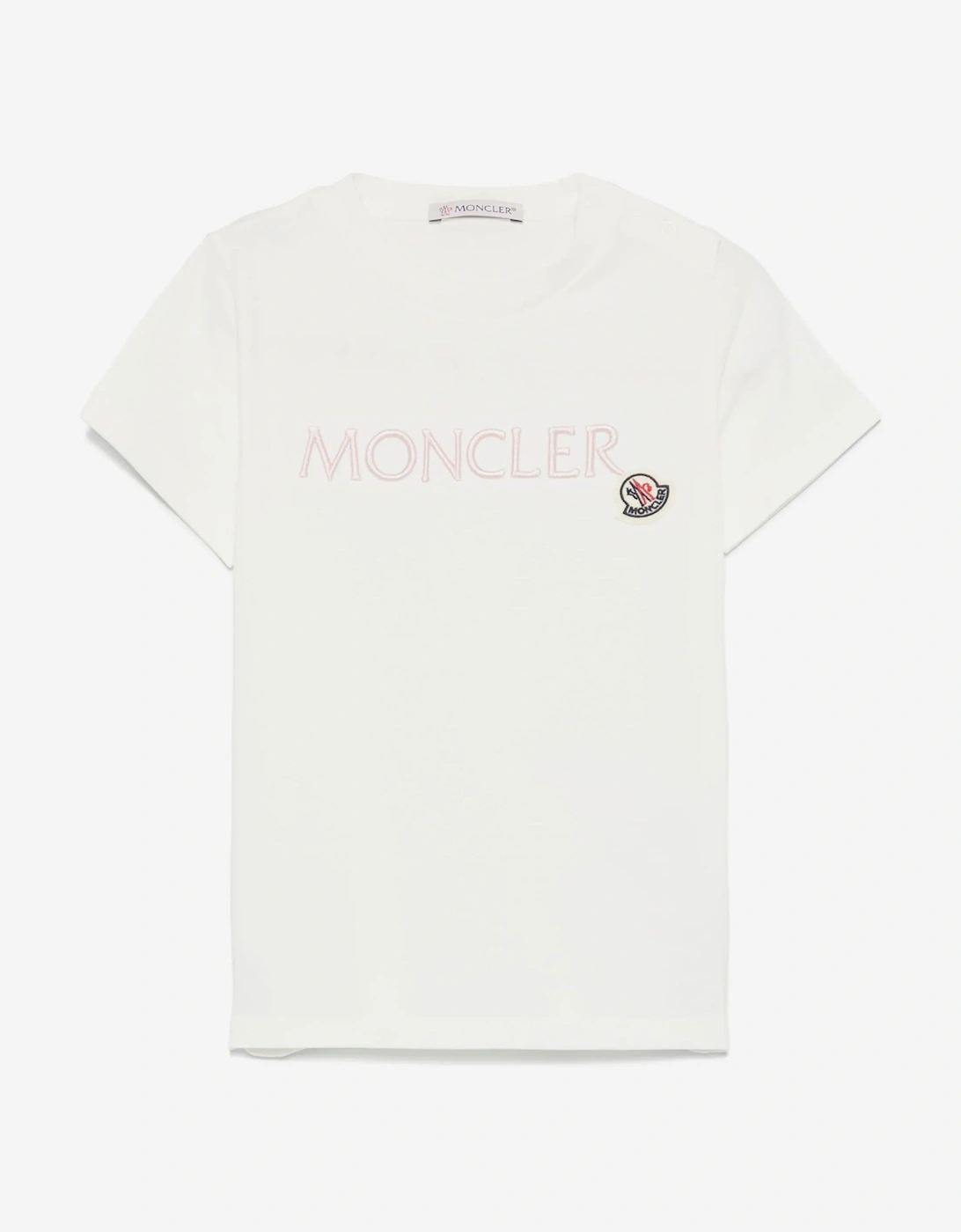 Baby Girls Logo T-Shirt in Ivory, 5 of 4